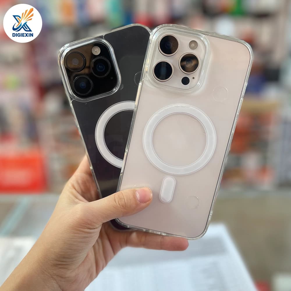 کاور شفاف clear mag مگسیف مناسب برای آیفون 16 پرومکس
