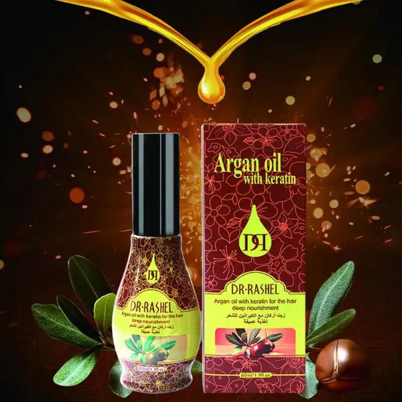 روغن مو دکتر راشل Dr. RASHEL مدل آرگان و کراتین — تصویر ۵