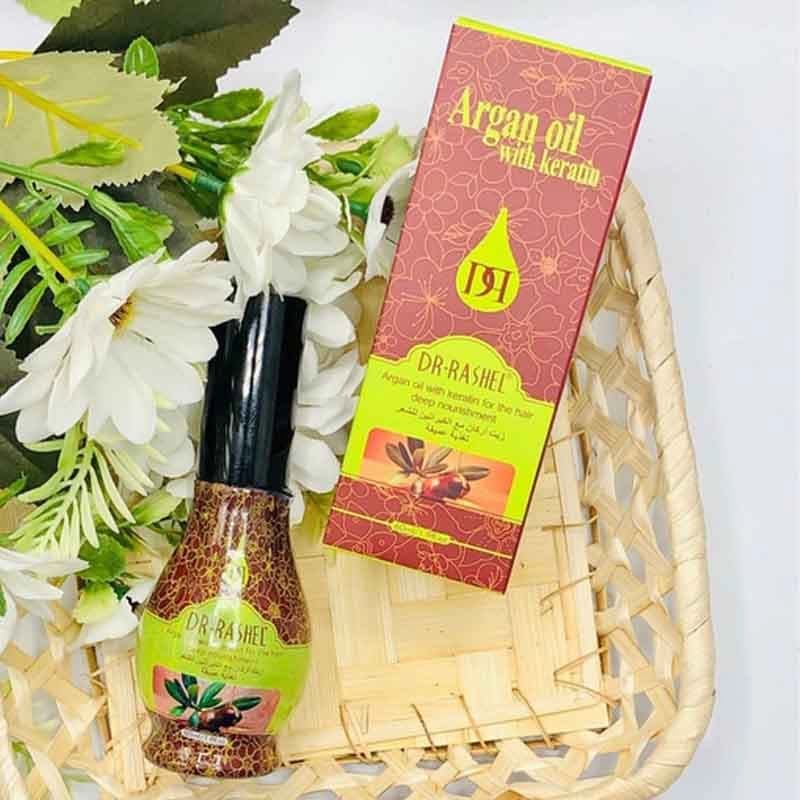 روغن مو دکتر راشل Dr. RASHEL مدل آرگان و کراتین — تصویر ۳