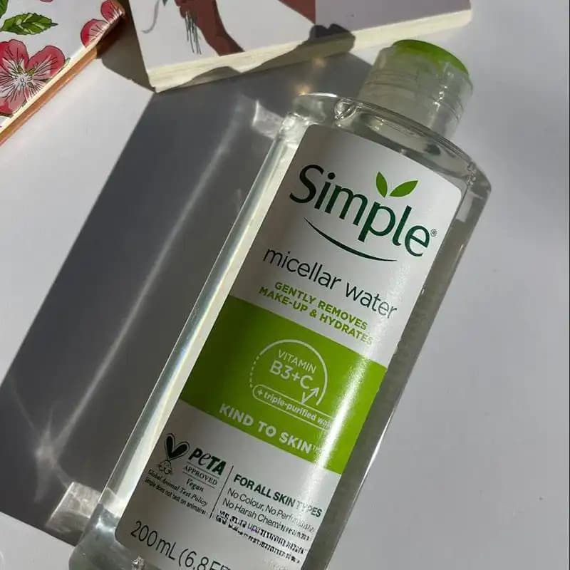 میسلار واتر سیمپل Simple مدل Kind to Skin با حجم 200 و 400 میلی‌لیتر — تصویر ۲
