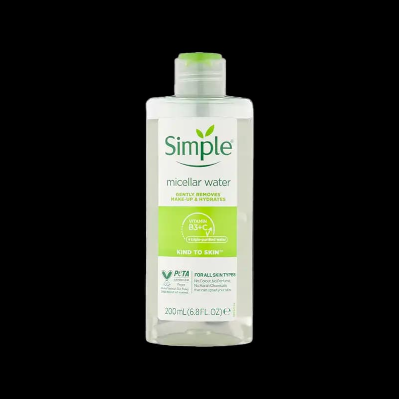 میسلار واتر سیمپل Simple مدل Kind to Skin با حجم 200 و 400 میلی‌لیتر
