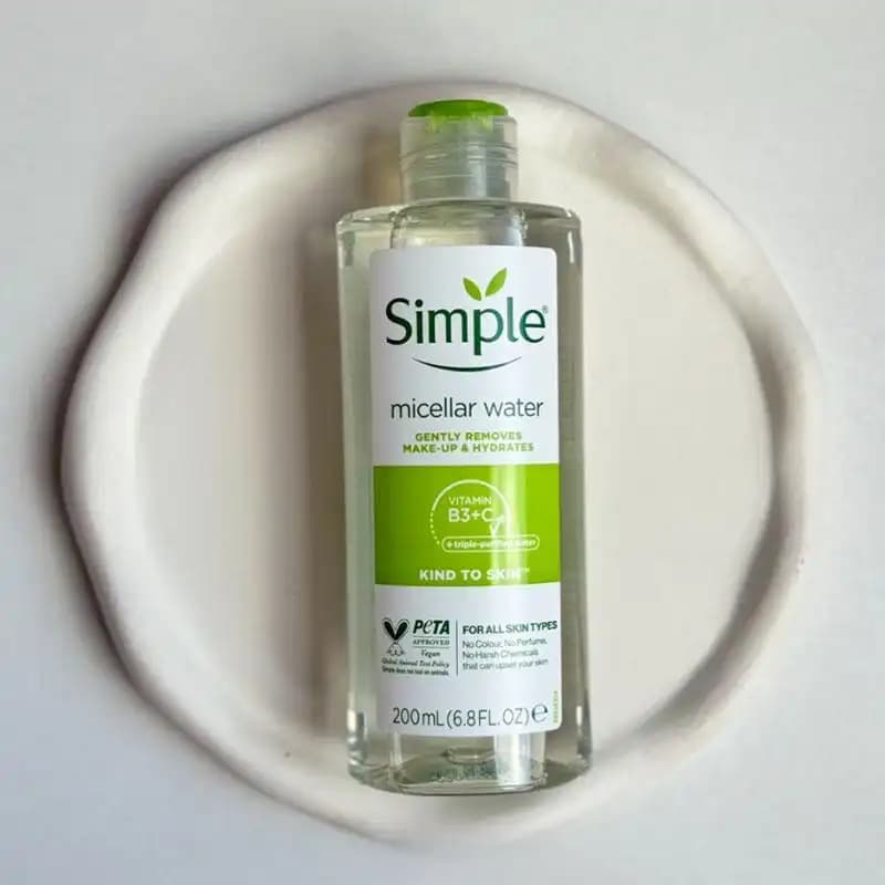 میسلار واتر سیمپل Simple مدل Kind to Skin با حجم 200 و 400 میلی‌لیتر — تصویر ۴