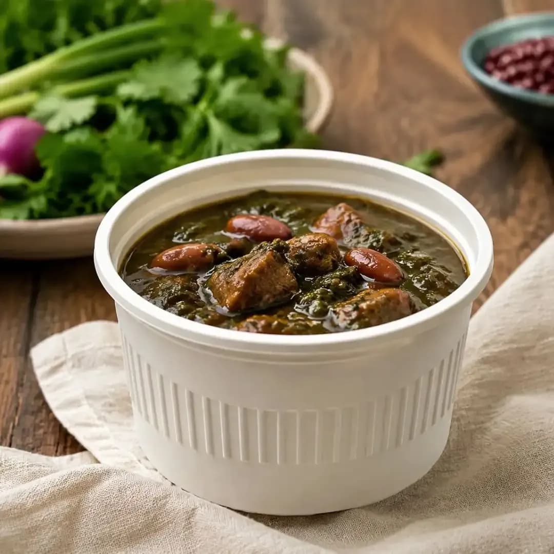 کاسه 550سی سی بادرب 6عددی گیاهی