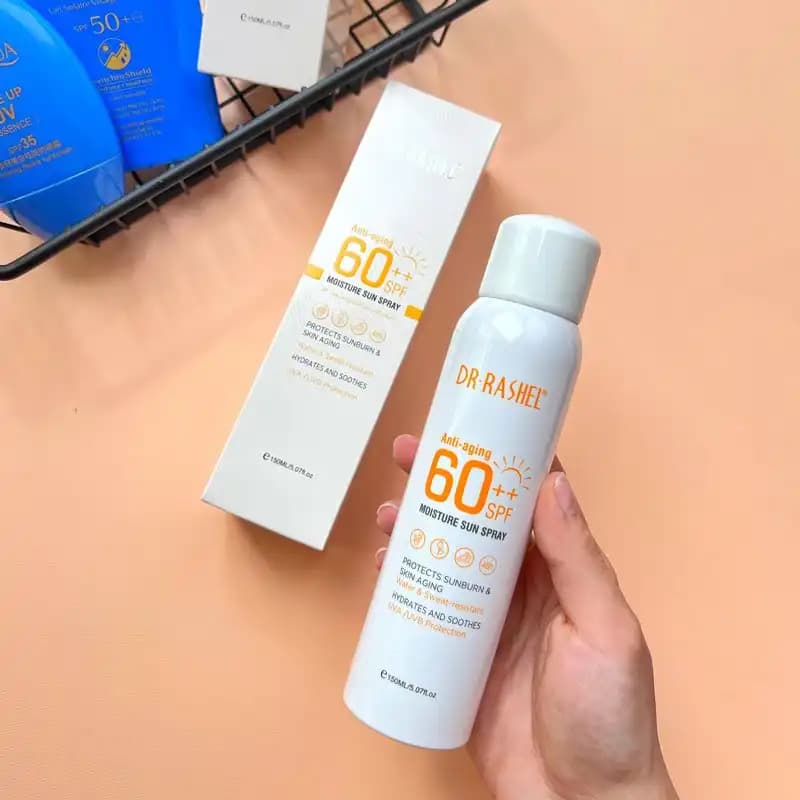 اسپری ضد آفتاب دکتر راشل Dr. Rashel مدل اکو با SPF60 — تصویر ۲
