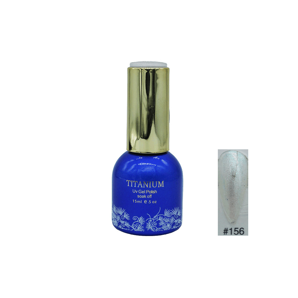 titanium ژل لاک تیتانیوم ژاپنی 15میل کد 156