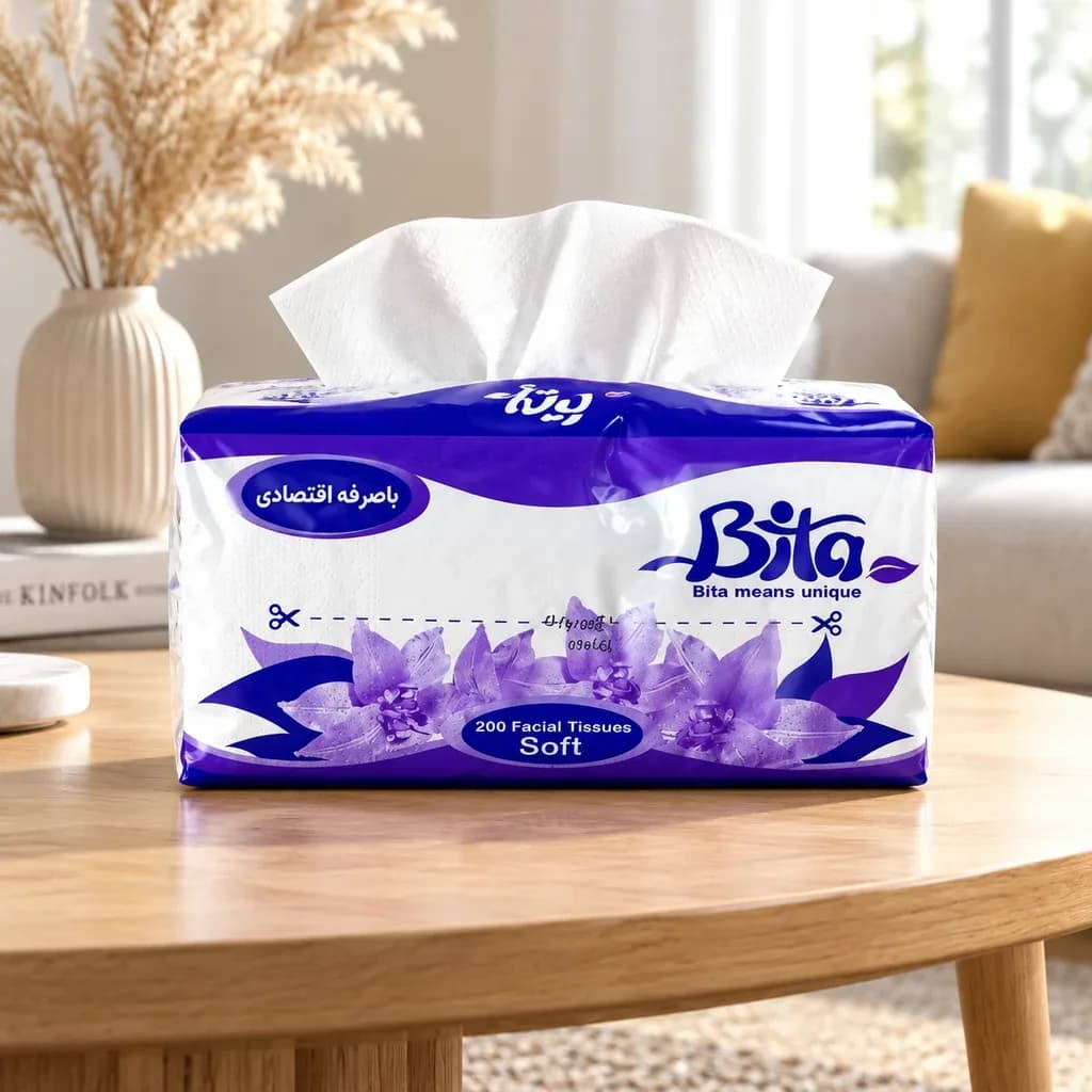 دستمال 400برگ کلاسیک بیتا