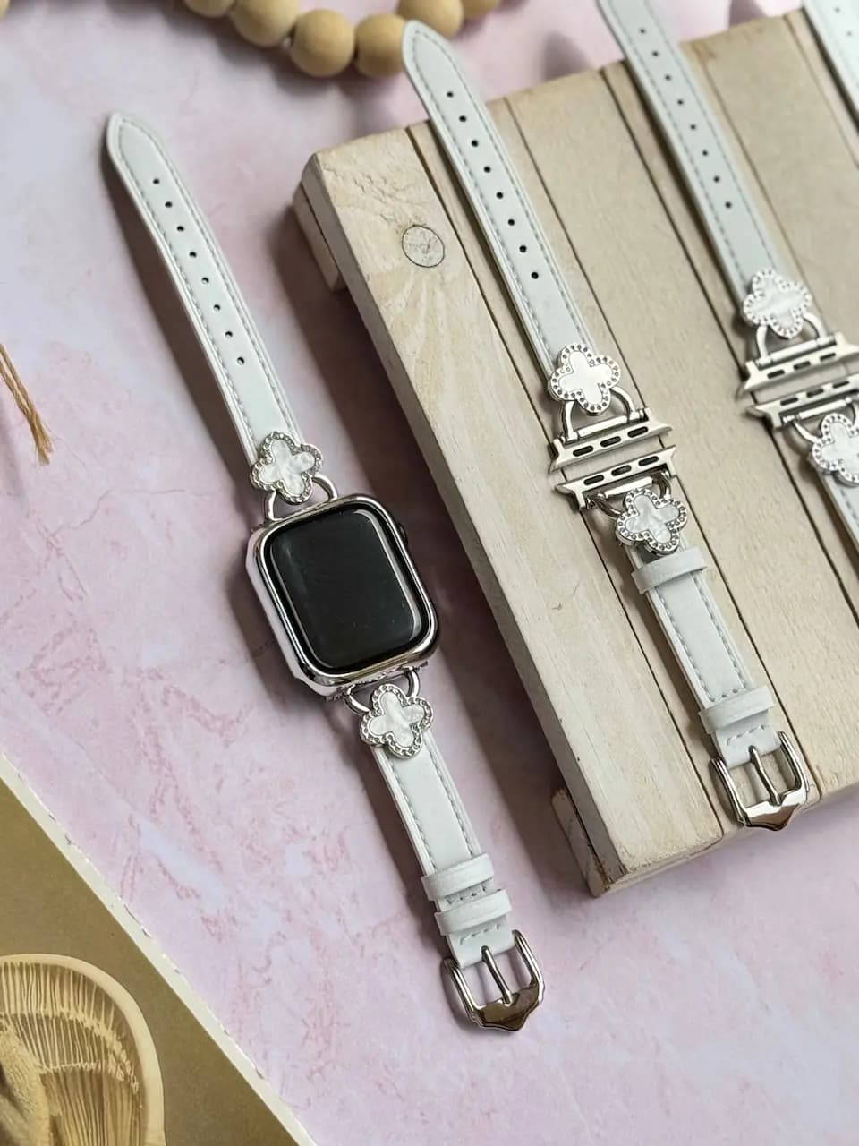 بند اپل واچ چرمی الحمرا Arpels (کدw5061)