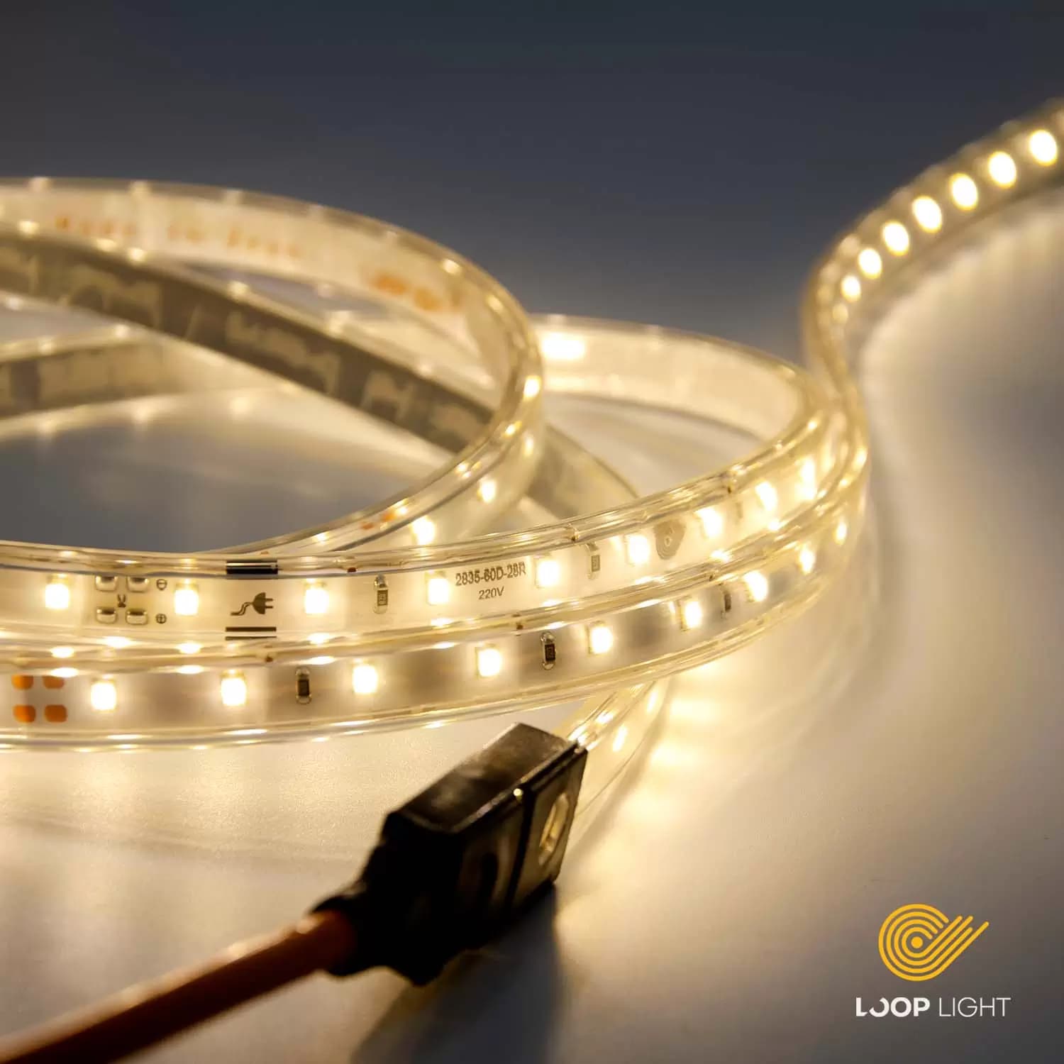 ریسه LED تراکم ۶۰ بدون سیم ۲۲۰ ولت BaseLine برند لوپ لایت( آفتابی روشن / نچرال / انبه ای) — تصویر ۳