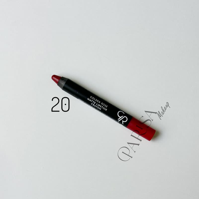 رژلب مدادی گلدن رز مدل Crayon شماره 20 — تصویر ۵