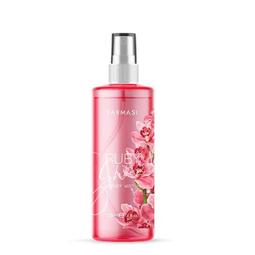 بادی میست مدل ruby sheer فارماسی حجم 225 میل
