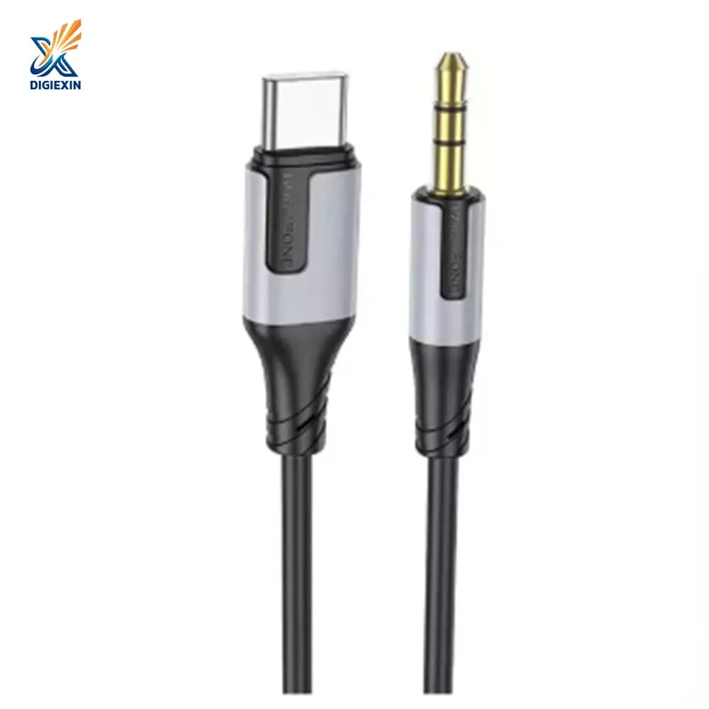 کابل تبدیل USB-C به جک 3.5 میلی متری بروفون مدل BL19 طول 1 متر