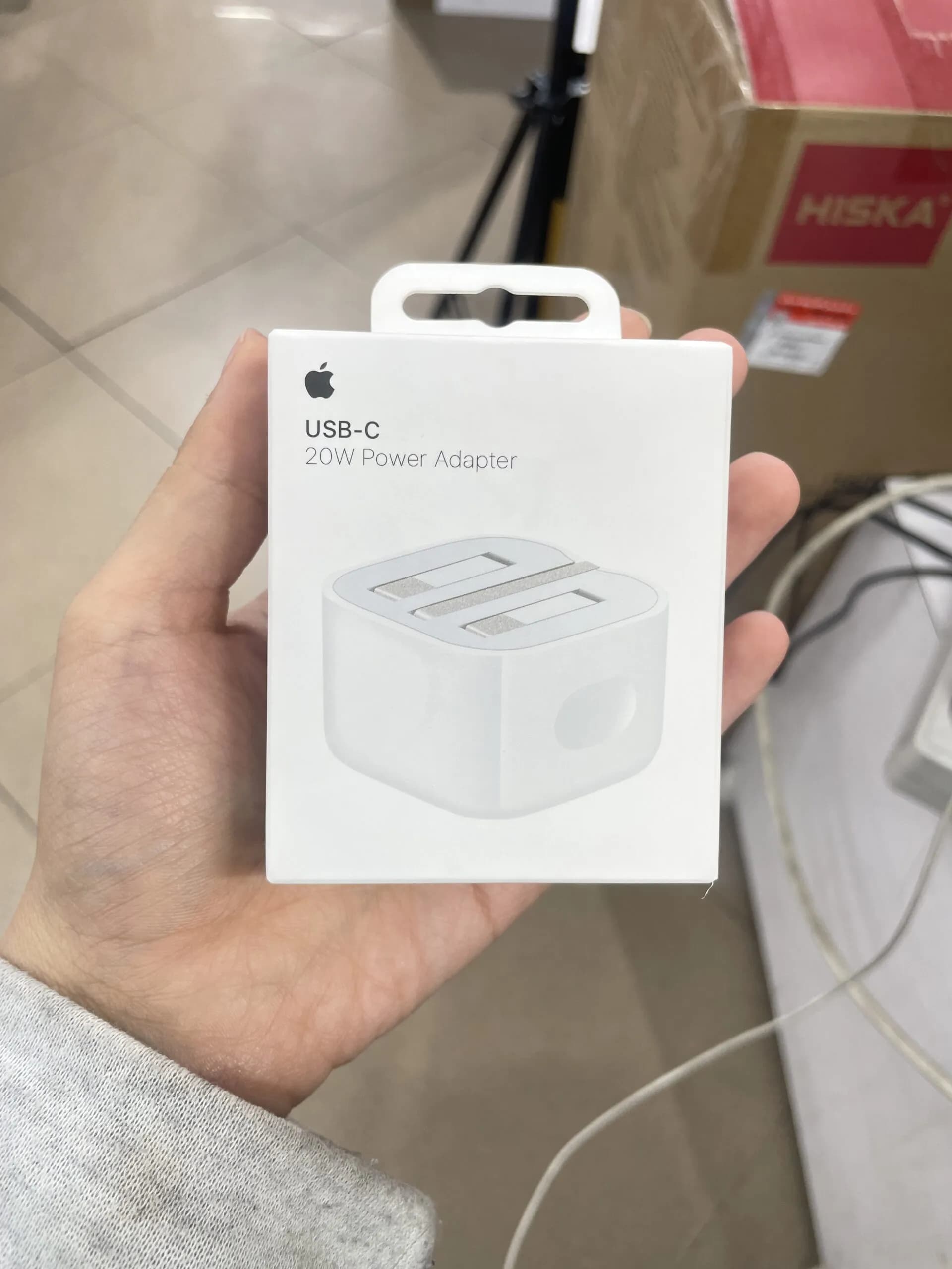 شارژر 20 وات اپل B/A – شارژ سریع، USB-C، ( اصل چین پک 2024 ) بازاری