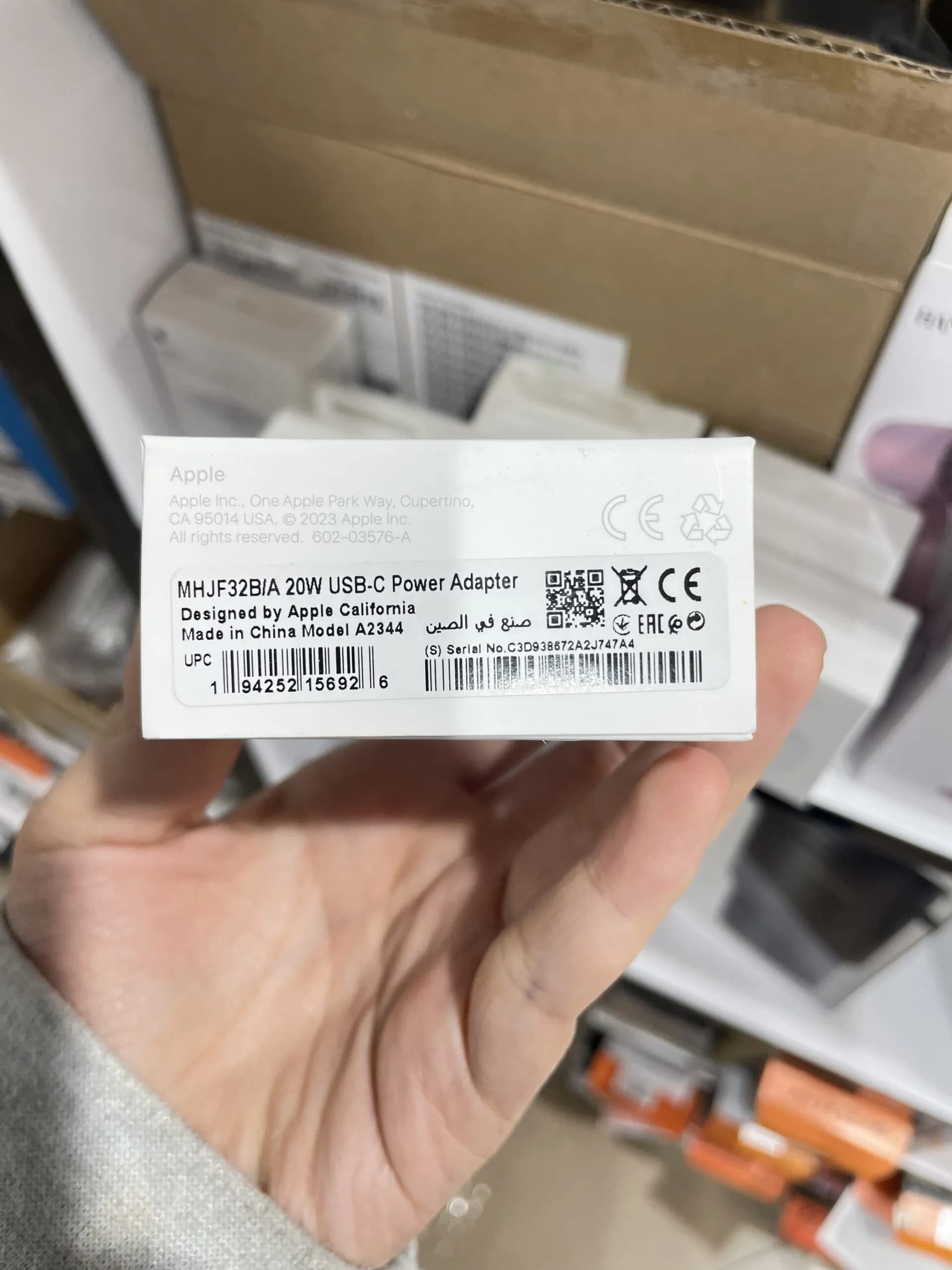 شارژر 20 وات اپل B/A – شارژ سریع، USB-C، ( اصل چین پک 2023 ) — تصویر ۴