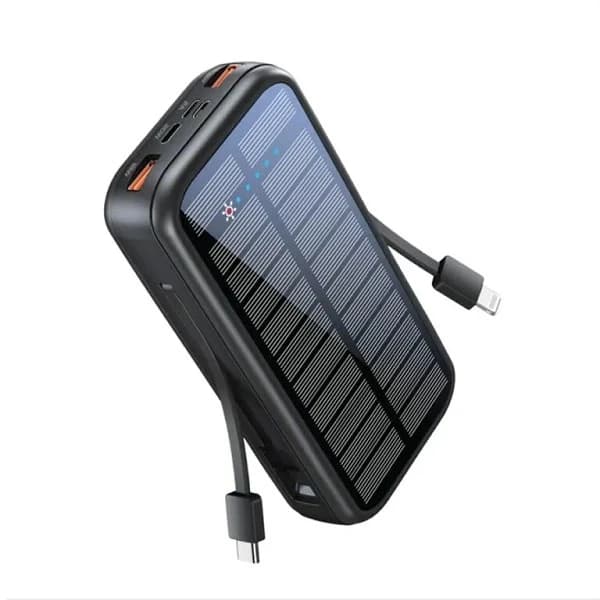 پاوربانک SOLAR 2 20000mAh – شارژ خورشیدی، 5 دستگاه، QC 3.0