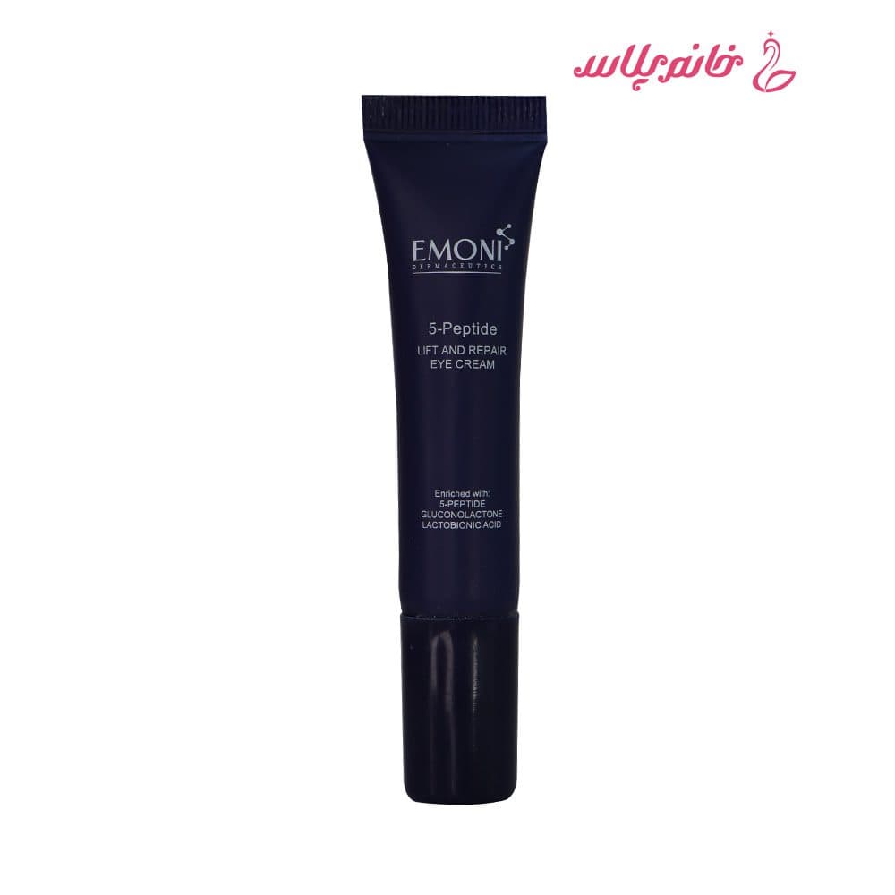 کرم دور چشم ضد چروک امونی مدل 5-Peptide Complex حجم ۱۵ میلی لیتر