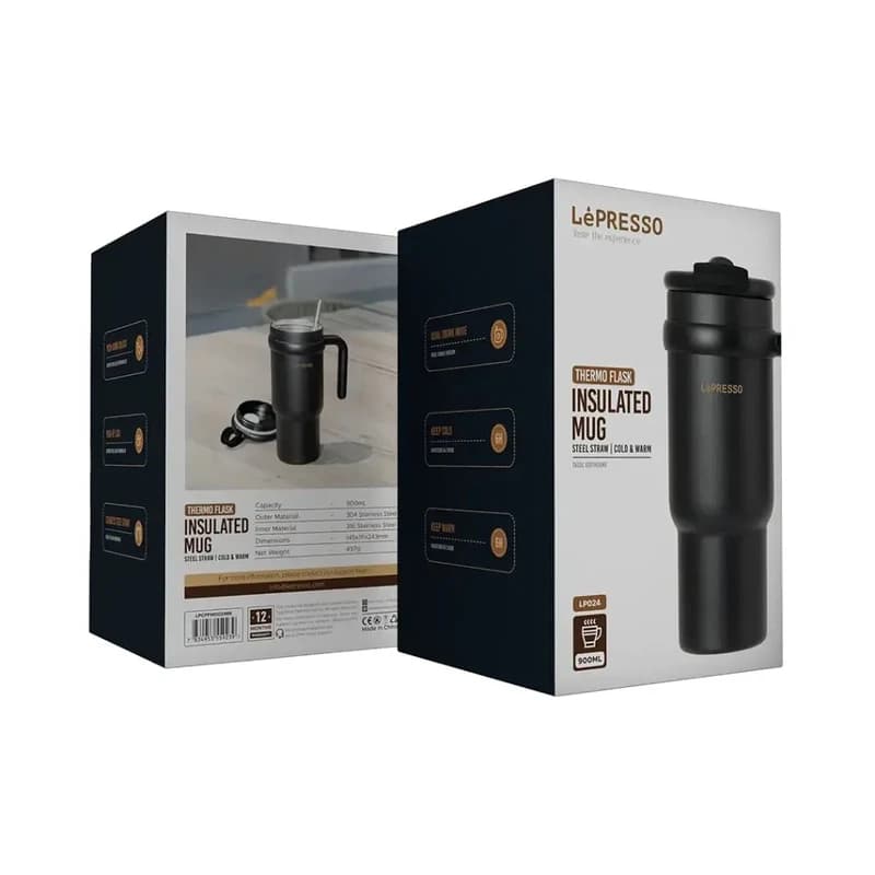تراول ماگ لپرسو LPCFFM0024 – 0.9 لیتر، استیل 316، عایق حرارتی — تصویر ۳