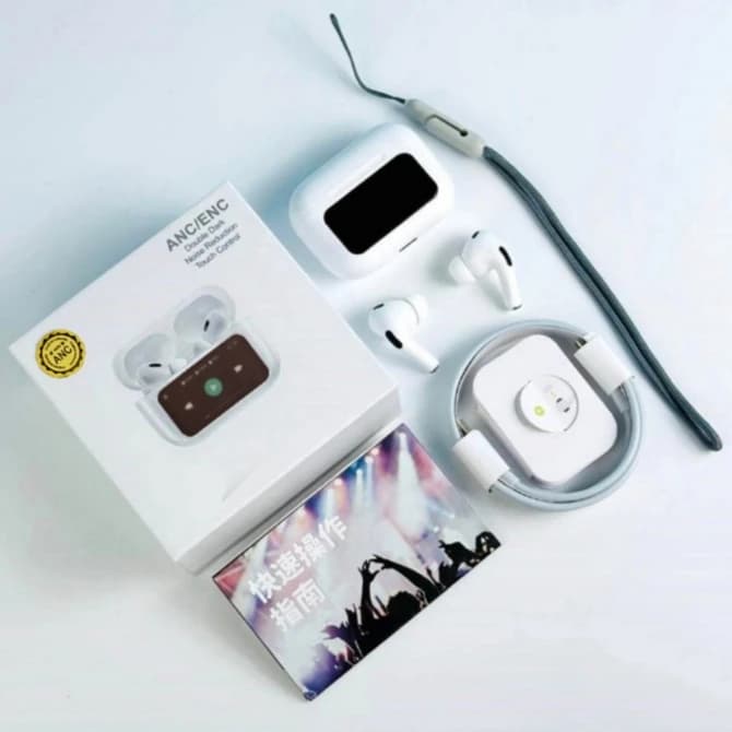 ایرپاد Airpods Pro A12 – صفحه لمسی، 4 حالت ANC، ریموت عکاسی — تصویر ۴
