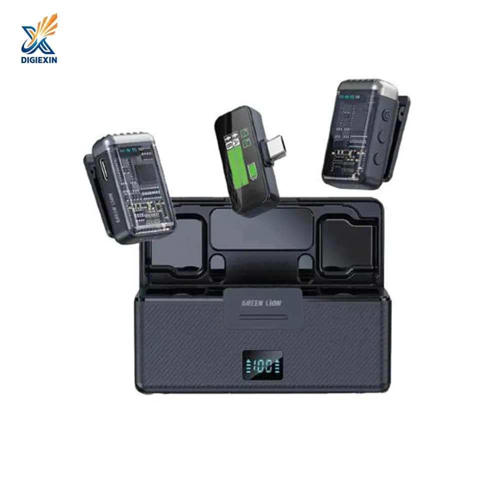 میکروفون یقهای بیسیم گرین لاین مدل GM-90X (اتصال USB-C)