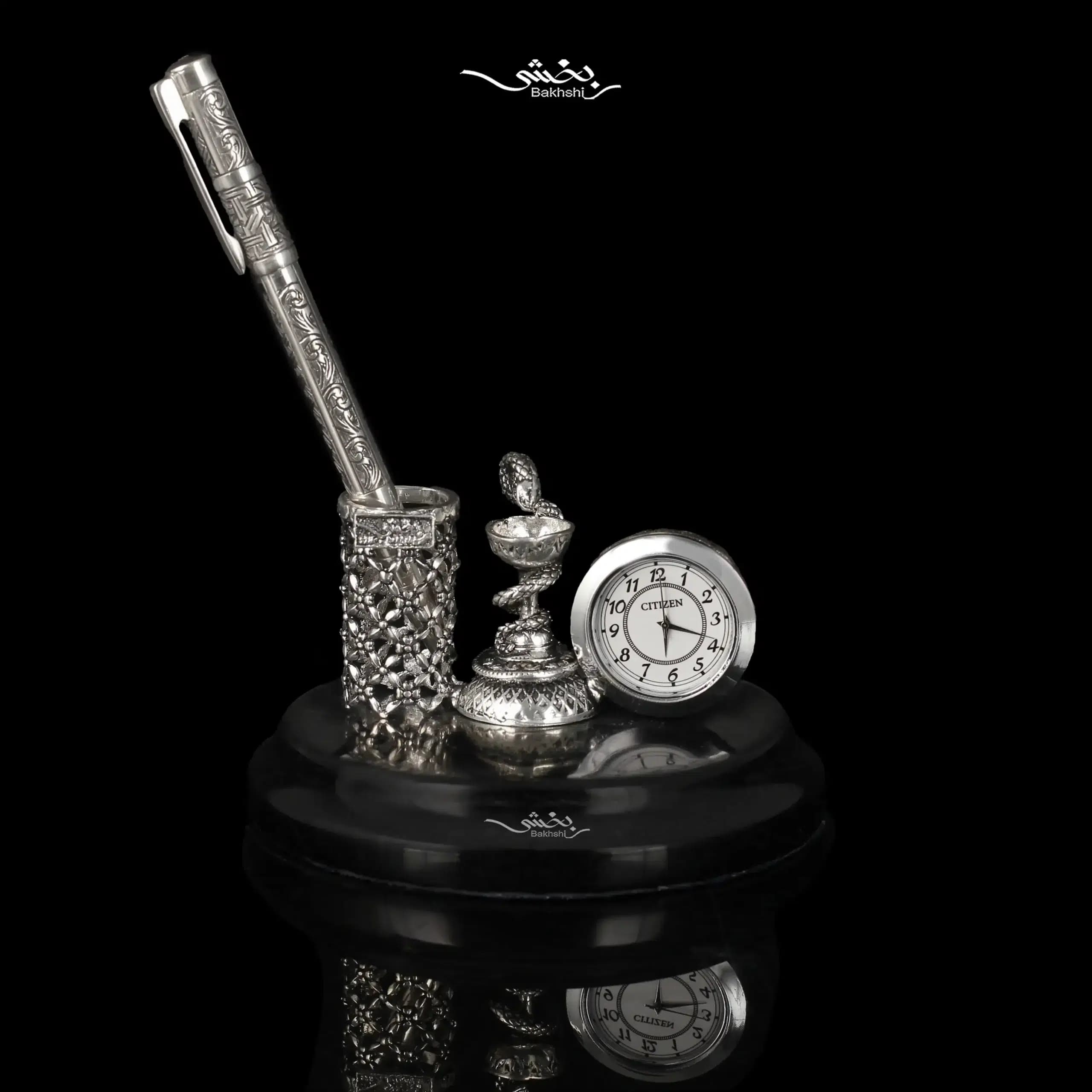 جاقلمی نقره پایه سنگ پزشکی