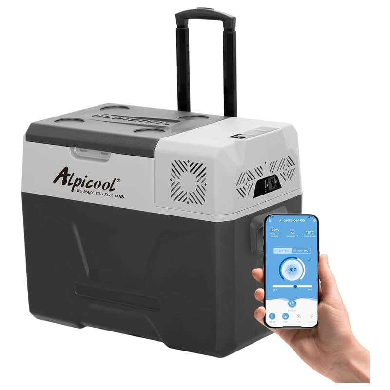 یخچال فریزر ۱۲/۲۴ ولت خودرویی الپیکول مدل CX40 ظرفیت 40 لیتر — تصویر ۲