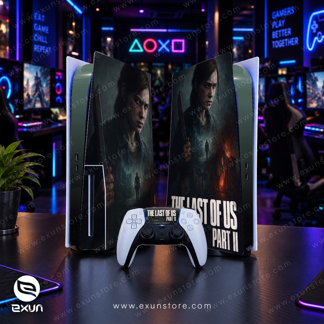 برچسب کنسول بازی پلی استیشن 5 FAT DISC مدل THE LAST OF US — تصویر ۳