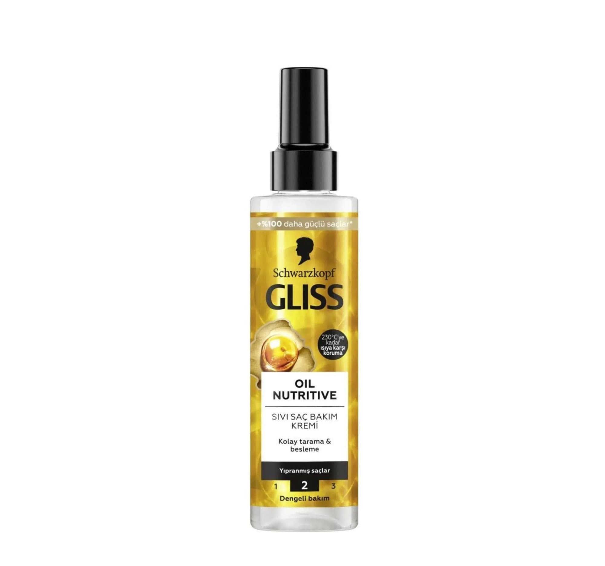 اسپری دوفاز مو مدل Oil nutritive حجم 200 میل