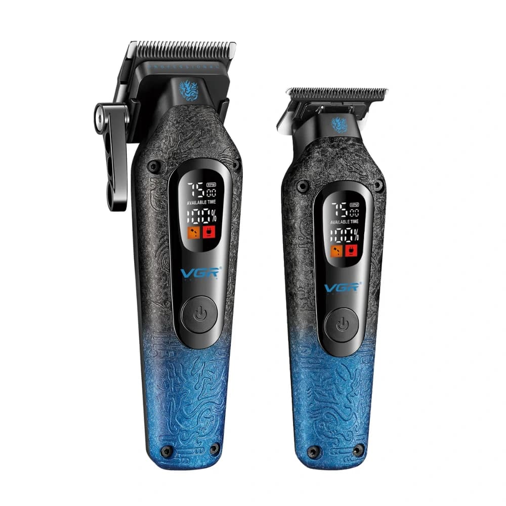 ست 2عددی ماشین اصلاح و خط زن وی جی آر مدل V-879 S2 — تصویر ۲