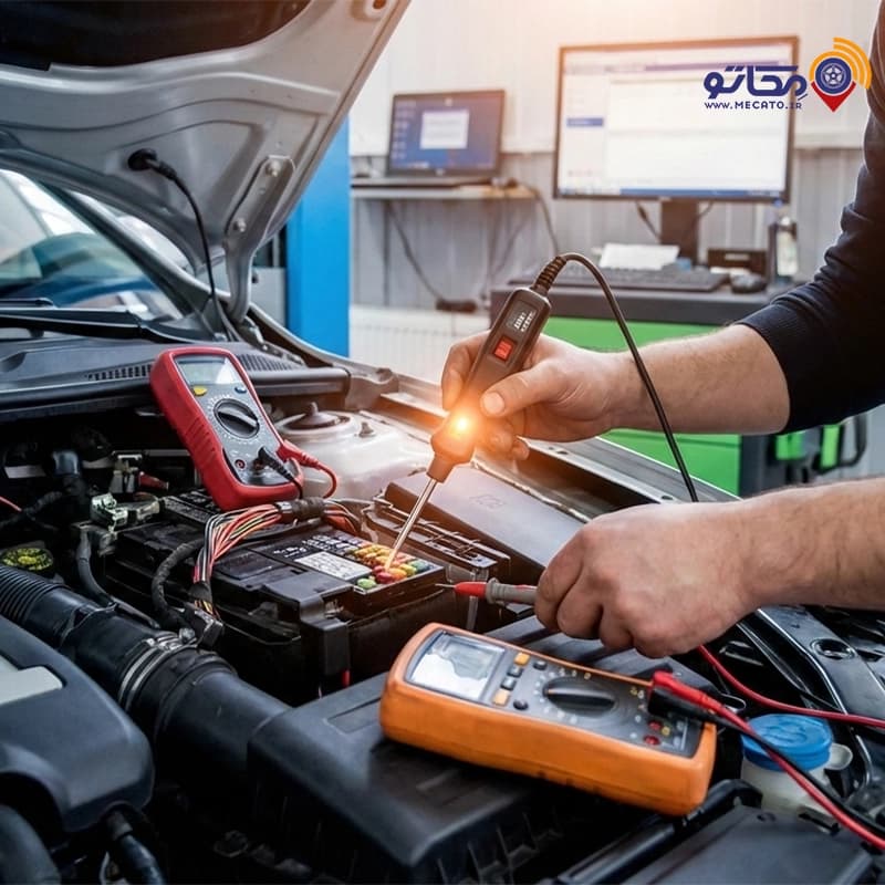 خدمات تست و عیب یابی سیم کشی خودرو با دستگاه پاور تستر اتوماتیک در شیراز