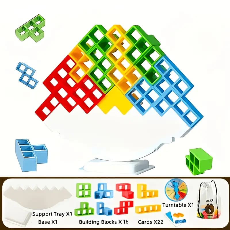 بازی تعادلی و چیدن بلوک‌ها مدل Balance Game (بازی رومیزی) — تصویر ۴