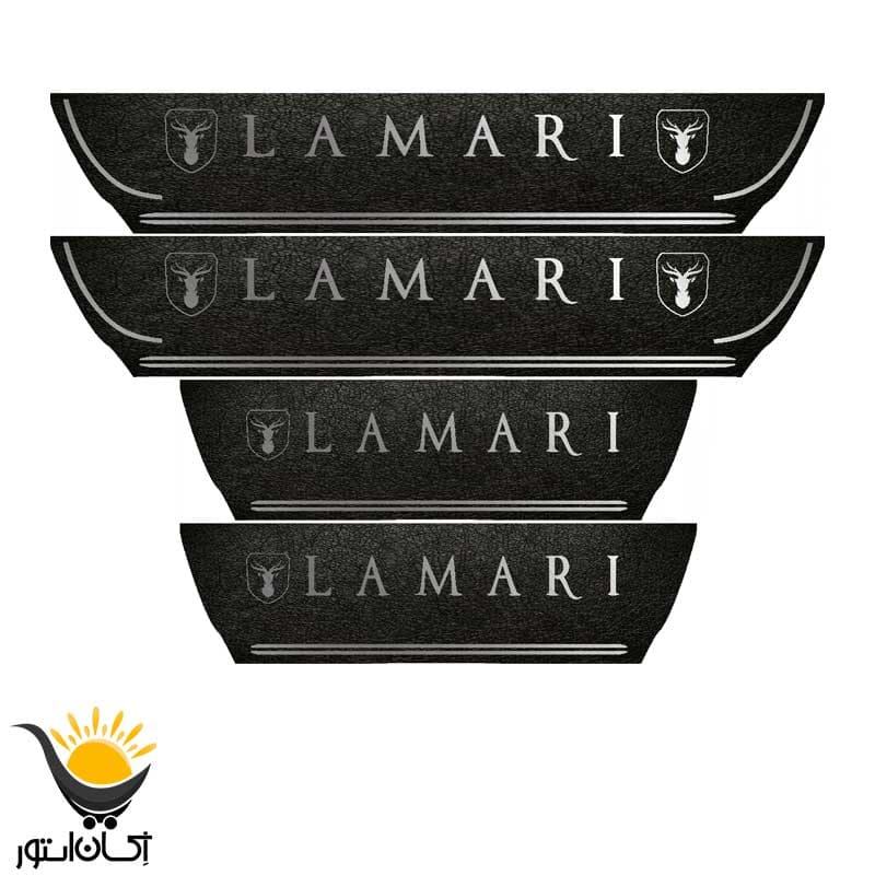 برچسب پارکابی خودرو لاماری طرح چرم