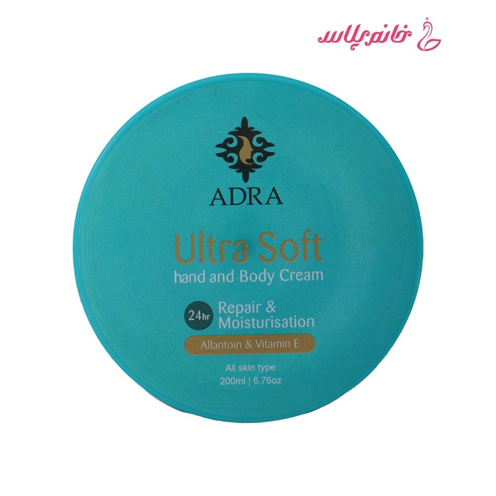 مرطوب‌کننده دست و بدن آدرا مدل Ultra Soft حجم 200 میلی‌لیتر