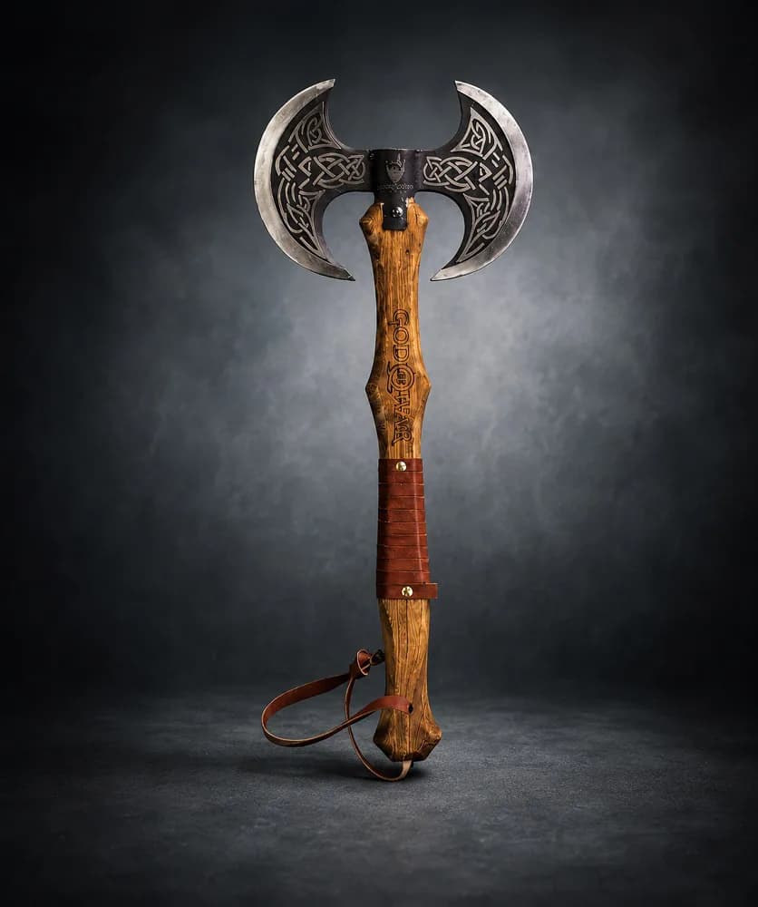 تبر دکوری طرح خدای جنگ (God of War) ۶۰ سانتی‌متری — تصویر ۳