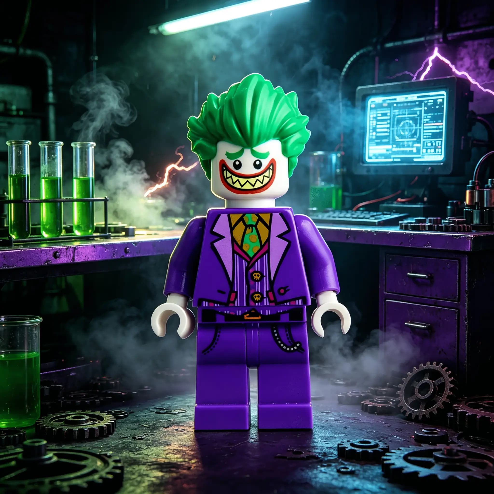 فیگور متحرک جیمز دلقک (Joker) دکوری دسکتاپ — تصویر ۴