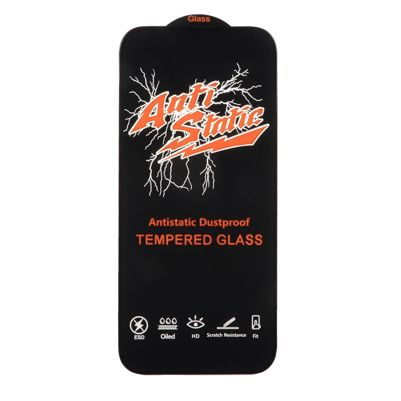 گلس و محافظ صفحه نمایش شیشه ای Samsung Galaxy S23 FE / A54 / Honor 400 – Full Cover Anti Static Glass (بدون پک) – مشکی