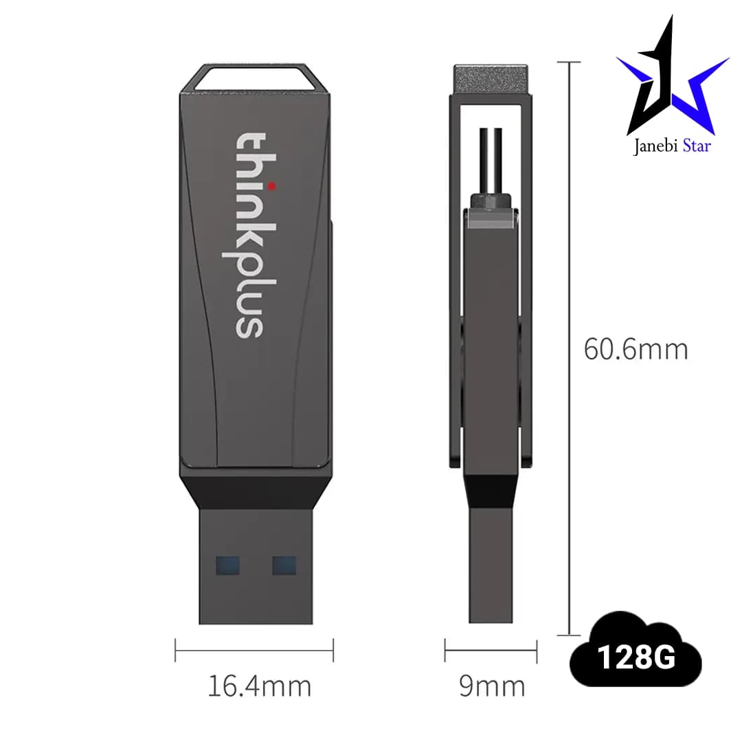 فلش مموری 128 گیگ لنوو Lenovo Thinkplus MU252 128G Flash Memory — تصویر ۶