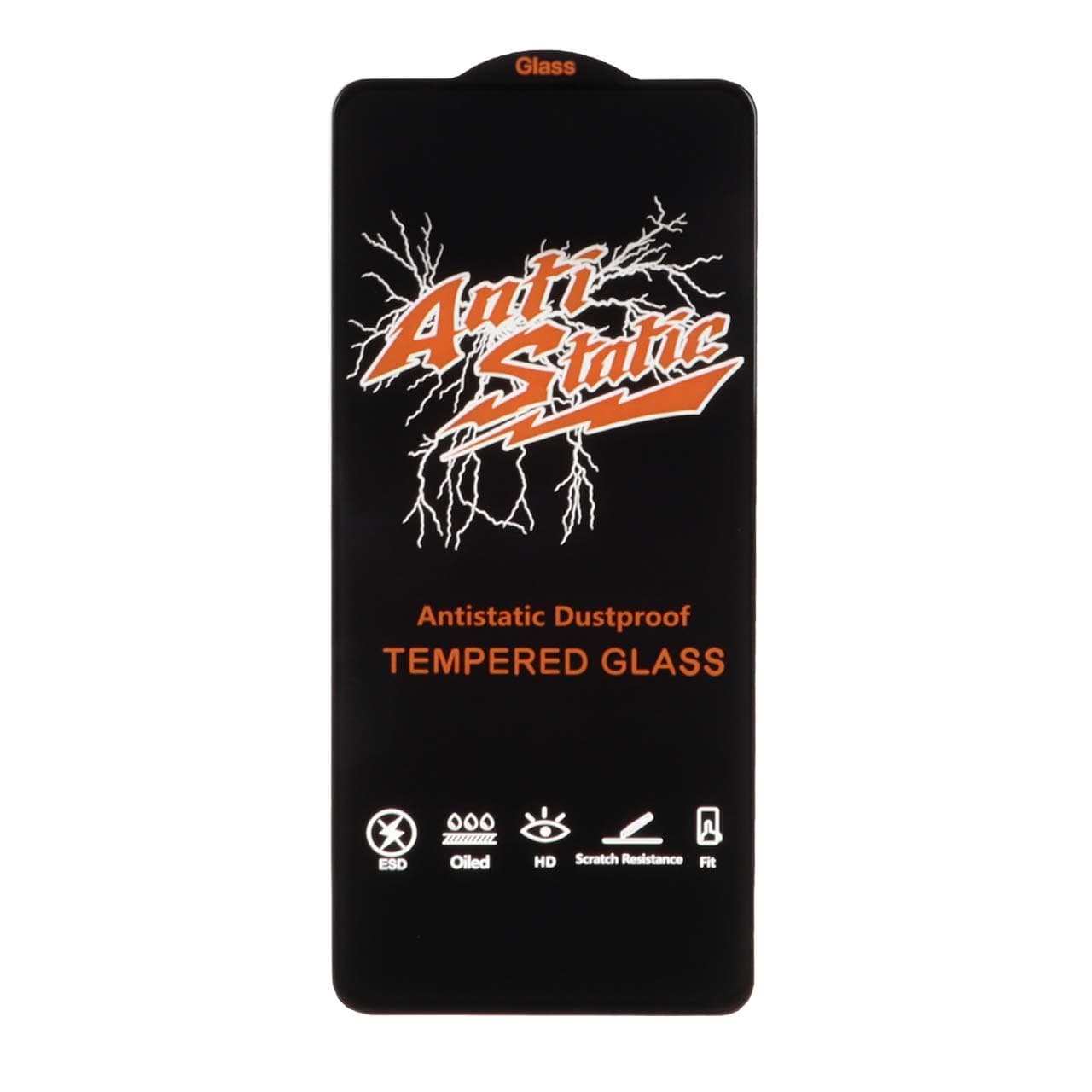 گلس و محافظ صفحه نمایش شیشه ای Xiaomi Redmi 12 / Redmi 13X / Redmi 13 4G / Poco M6 Pro 5G / Poco M6 4G – Full Cover Anti Static Glass (بدون پک) – مشکی
