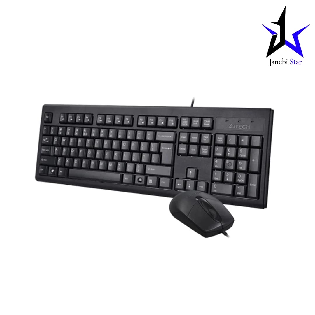 کیبورد و موس سیمی ای فورتک مدل A4Tech KR-9276