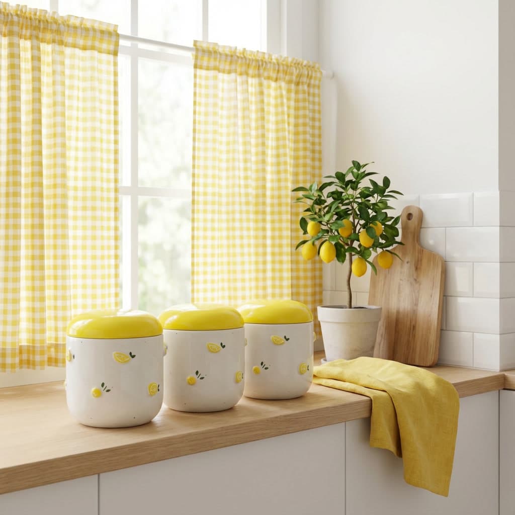 ست بانکه سه تایی سرامیکی طرح برجسته میوه ای