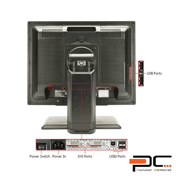 مانیتور استوک 20 اینچ hp مدل LP2065 — تصویر ۲