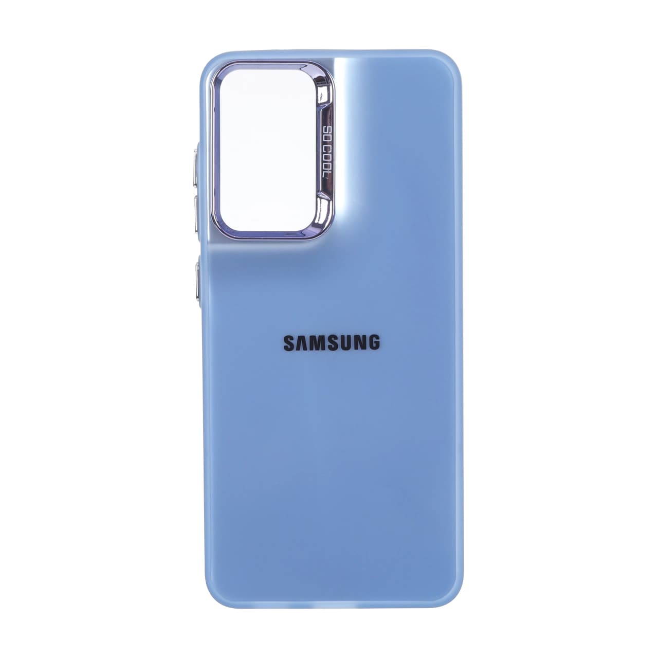 قاب SO COOL لنز متال لوگودار Samsung Galaxy S21 FE – آبی