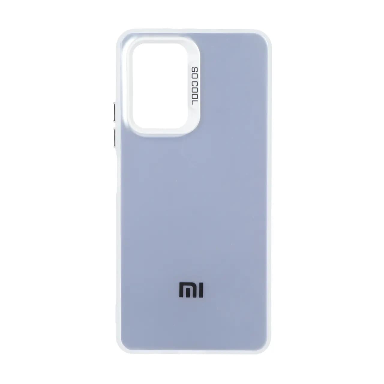 قاب SO COOL لوگودار Xiaomi Poco F3 / Redmi Mi 11i / Redmi K40 – نقره ای