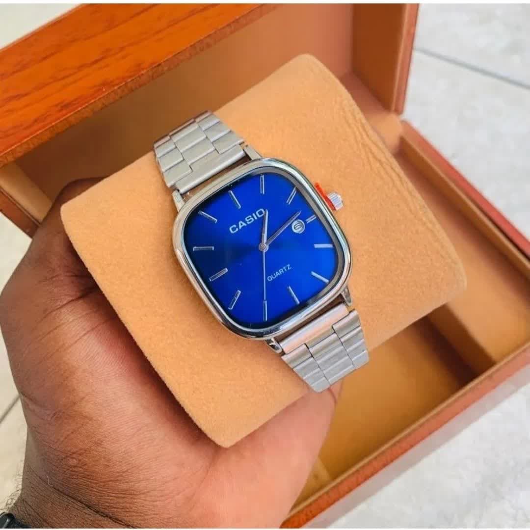 ساعت مردانه کاسیو Casio صفحه آبی — تصویر ۲
