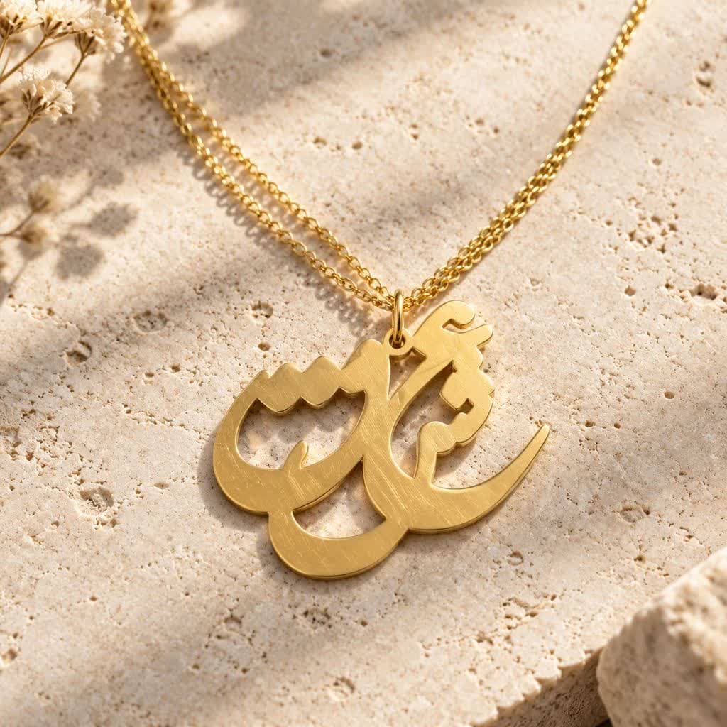 گردنبند برنج طرح کبوتر