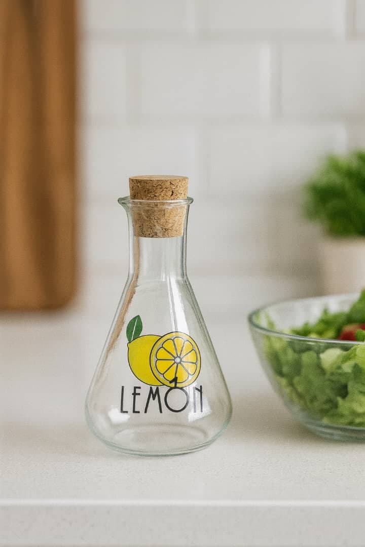 آبلیموخوری چوب پنبه شیشه ای