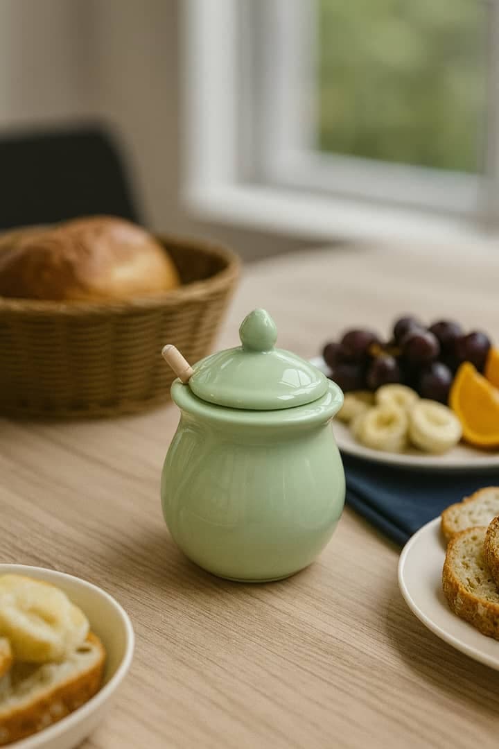 عسل خوری طرح کوزه سرامیکی