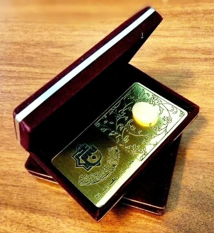 نگین متبرک حرم اباالفضل العباس(ع)(قبل از سفارش موجودی بگیرید)