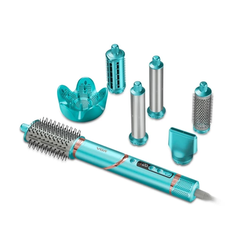 سشوار برس‌دار حالت‌دهنده 1400وات وی جی ار مدل V-477 7in1