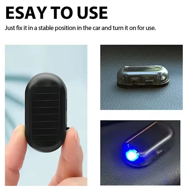 دزدگیر فیک سولار چشمک زن مدل Car Alarm — تصویر ۳