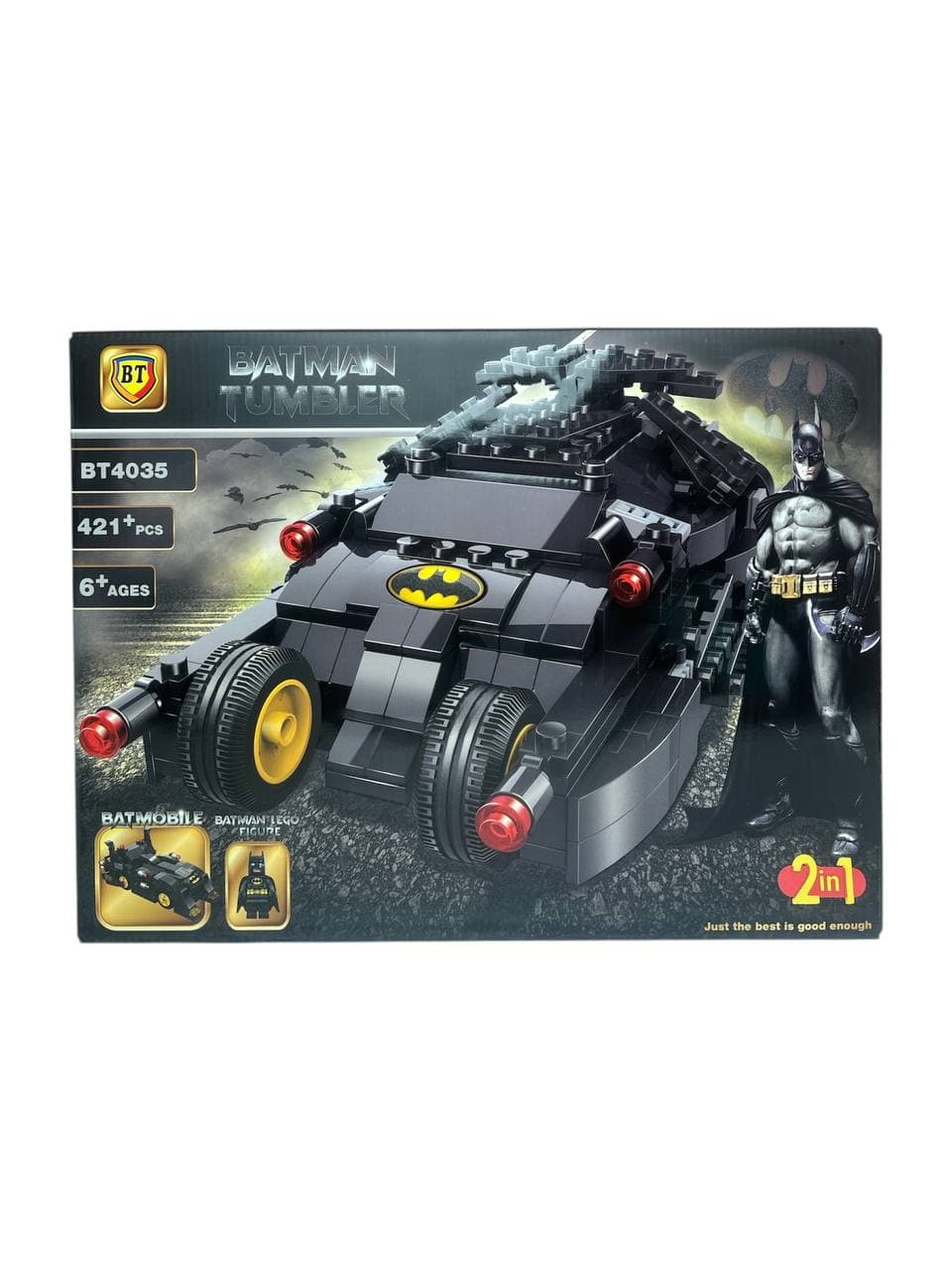 لگو بتمن 2کاره مدل batman tumbler کد bt4035