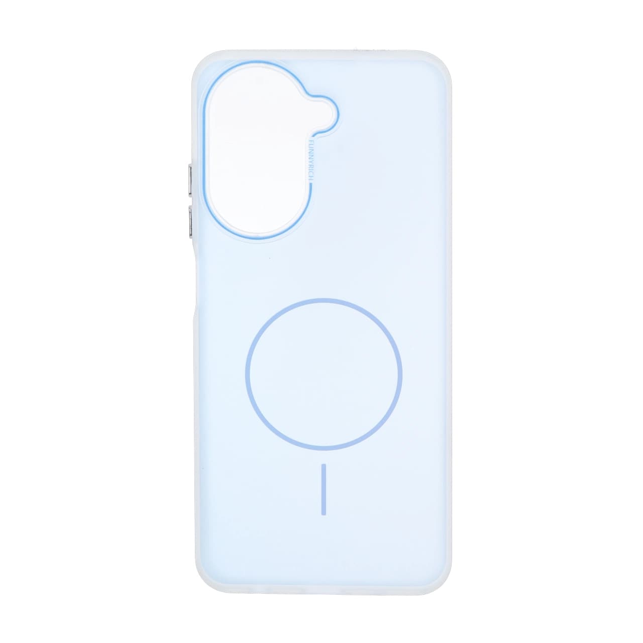 قاب مات Funnyrich طرح مگ سیف دور مات Xiaomi Redmi 15 4G – آبی